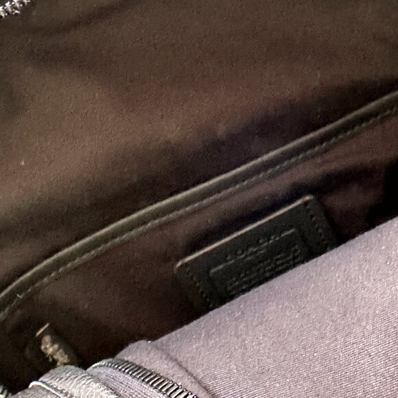 COACH CHARTER PACK IN SIGNATURE LEATHER:NWT BLACK CP116 Retail:$450 - Picture 14 of 15